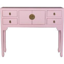 Fine Asianliving Chinese Sidetable Pearl Pink - Orientique Collectie