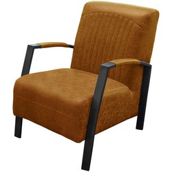 Fauteuil - Giulietta - lederlook Missouri cognac 03