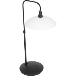 Steinhauer tafellamp Tallerken - zwart - metaal - 2657ZW