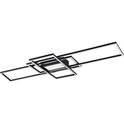 Moderne Plafonnière Irvine - Metaal - Grijs - Plafondlamp - Woonkamer - Eetkamer - LED