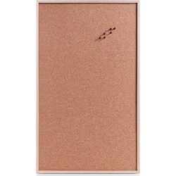 Prikbord van kurk - 60 x 100 cm - memobord/prikbord voor thuis/kantoor - Prikborden