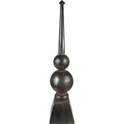 Clayre & Eef Decoratie Ornament Zwart IJzer