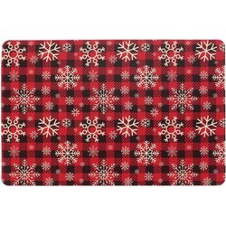 Unique Living - Placemat Ice Crystal 30x45cm Red