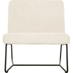 MUST Living Lounge chair Zola,80x78x80 cm, glossy natural