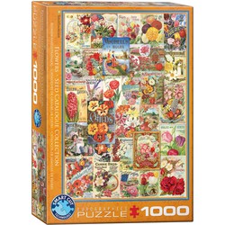 Eurographics Eurographics puzzel Flower Seed Catalog Covers - 1000 stukjes