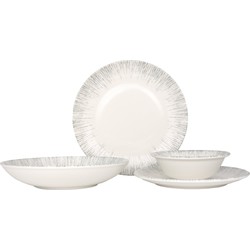 Bonna Serviesset (Small) - Iris - 24 delig - 6 Personen - Porselein