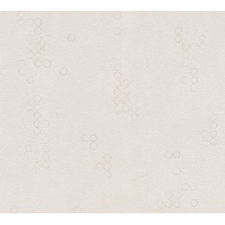 A.S. Création behang stip beige - 53 cm x 10,05 m - AS-377633