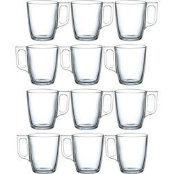 Luminarc Theeglazen / koffieglazen - 12x stuks - glas - 250 ml - Koffie- en theeglazen