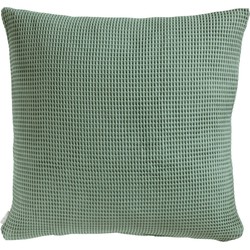 Heckett & Lane Kussensloop Wafel Pillowcase Granite Green 50 x 50 cm