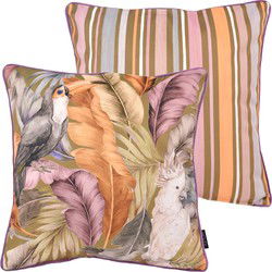 Velvet Noura Paars | 45 x 45 cm | Kussenhoes | Velvet/Polyester