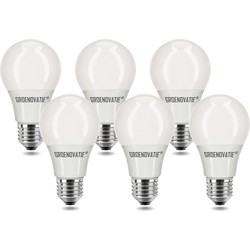 Groenovatie E27 LED Lamp 5W Warm Wit 6-Pack