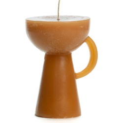 Rustik Lys - Kaars Sculpture Cup caramel