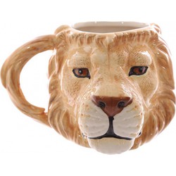 Koffie beker leeuw thema 400 ml - Bekers