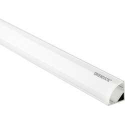 Groenovatie Aluminium Profiel LED Strip Hoek 1,5m - Compleet
