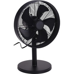 Zwarte luxe tafel ventilator 55 cm - Ventilatoren