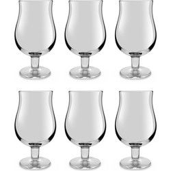 Royal Leerdam Speciaal bierglazen/tulpglazen - 6x stuks - 400 ml - Bierglazen