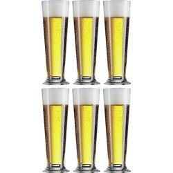 12x Pilsner bierglas/bierglazen 390 ml - Bierglazen