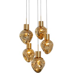 Hanglamp Supernova Amber Cinque 50cm