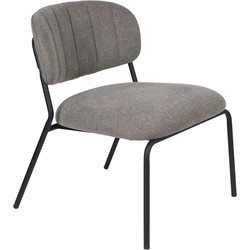 ANLI STYLE Lounge Chair Jolien Black/Grey