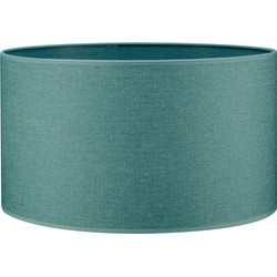 Home sweet home lampenkap Canvas 40 - turquoise blauw