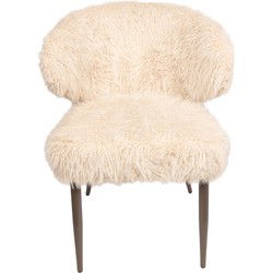 PTMD Ares Dining Chair Hair Beige