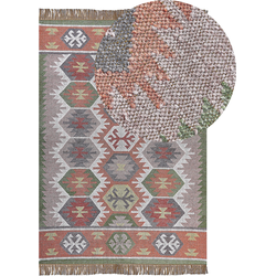 Beliani SAHBAZ - Laagpolig-Multicolor-Synthetisch materiaal