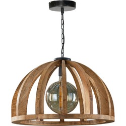 AnLi Style Hanglamp Ø60 gebogen houten spijlen