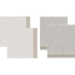 DDDDD Keukendoeken En Theedoeken Barrier Off-White (2+2 stuks)