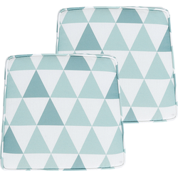 Beliani TERNI - Zitkussen-Blauw-Polyester