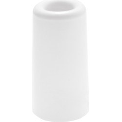 Deltafix Deurbuffer - deurstopper - wit - rubber - 75 x 40 mm - Deurstoppers