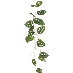 Mica Decorations Monstera Kunstplant Slinger - L115 x B34 x H10 cm - Groen