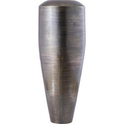 PTMD Bloempot Micheal - 37x37x99 cm - Aluminium - Gunmetal