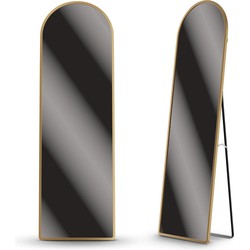 Passpiegel - Ovale Spiegel - 160x60cm - Goud