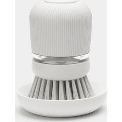 SinkSide Afwasborstel met Zeepreservoir - Light Grey