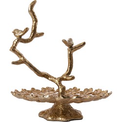 D - Light & Living - Schaal BIRD - 31x30.5x35.5cm - Goud