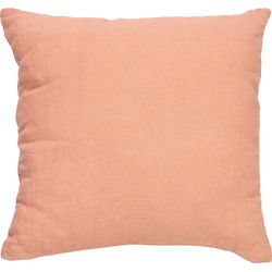 Dutch Decor LINN - Kussenhoes 45x45 cm - 100% linnen - effen kleur - Muted Clay - roze - Dutch Decor