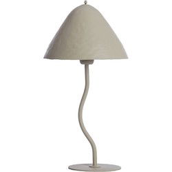 Light & Living - tafellamp - Elimo - beige - metaal - bureaulamp - E27 - 1884427