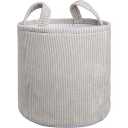 Baby's Only Opbergmand kinderkamer & babykamer - Speelgoedmand - Wasmand Sense - Kiezelgrijs - Ø38 cm