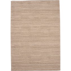 LABEL51 Vloerkleden Luxy - Taupe - Wol - 160x230 cm
