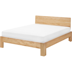 ROYAN - Tweepersoonsbed - Lichte houtkleur - 140 x 200 cm - Dennenhout