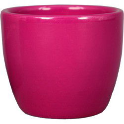 Pot boule d7,5h6 cm fuchsia
