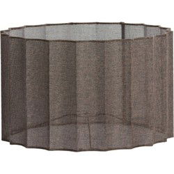 Light & Living - kap - Disli - bruin - textiel - Ø 40cm - E27 - 2240945