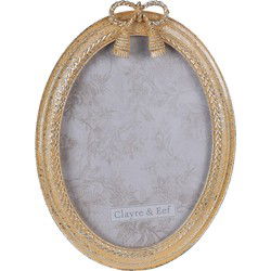Clayre & Eef Fotolijst Goudkleurig Polyresin