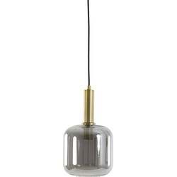 Light & Living - hanglamp - Lekar - brons - glas - kleurglas-lamp - E27 - 2950284