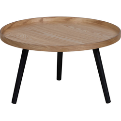 WOOOD Mesa Bijzettafel L - Hout - Naturel - 34xØ60 