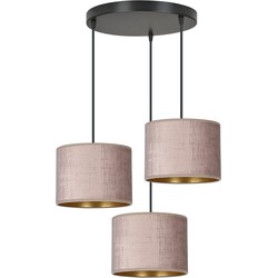 minimalistische hanglamp Amato Zwart 3-lichts  - Øcm