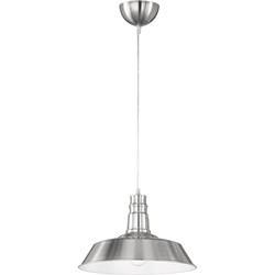 Moderne Hanglamp  Will - Metaal - Grijs