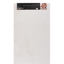 Tapijtenloods Heaven Vacht - Badmat Fluffy - Hoogpolig - Soft Touch Effen - Wit- 50x90 CM