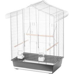 Interzoo vogelkooi Vega zilver/grijs