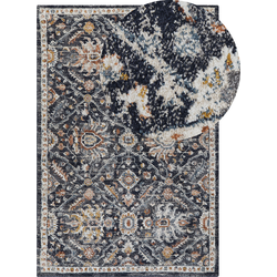Beliani MALISHKA - Laagpolig-Blauw-Polypropyleen